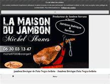 Tablet Screenshot of jamboniberique.org